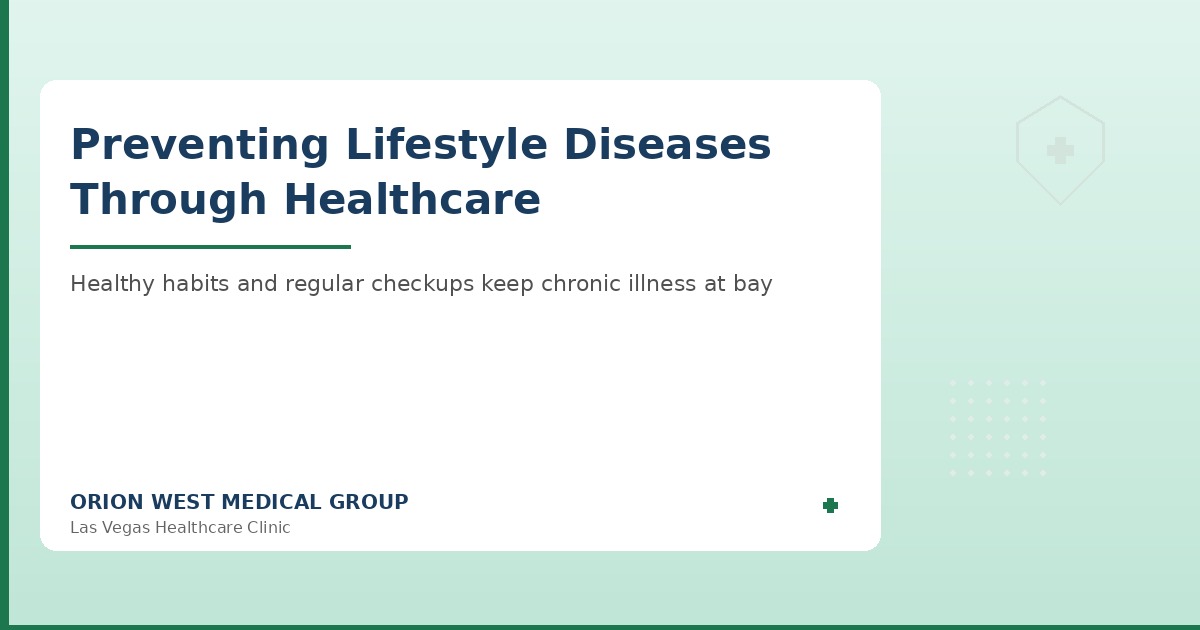 Preventing lifestyle diseases