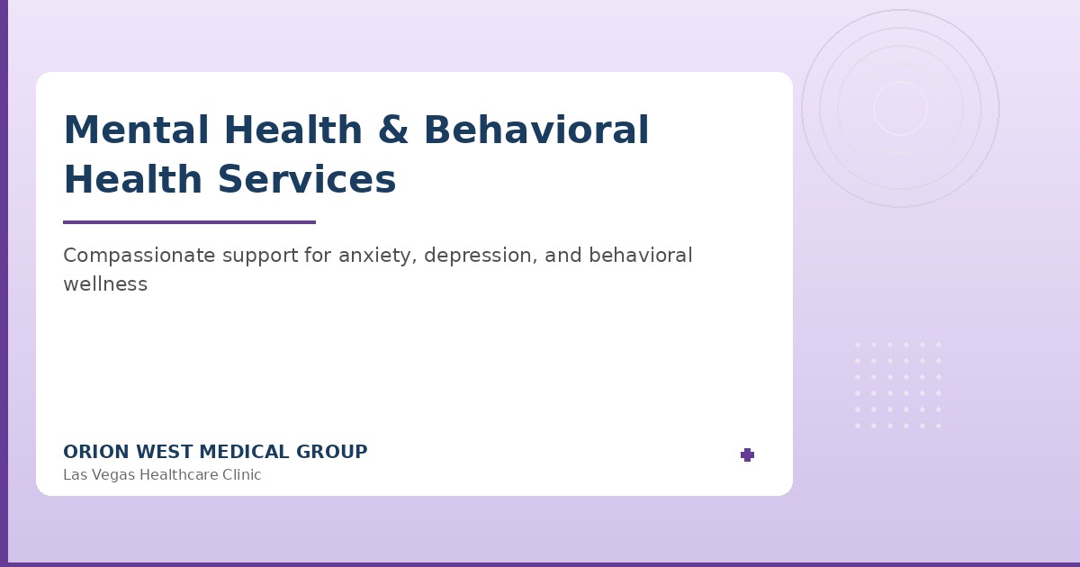 Behavioral health counseling session