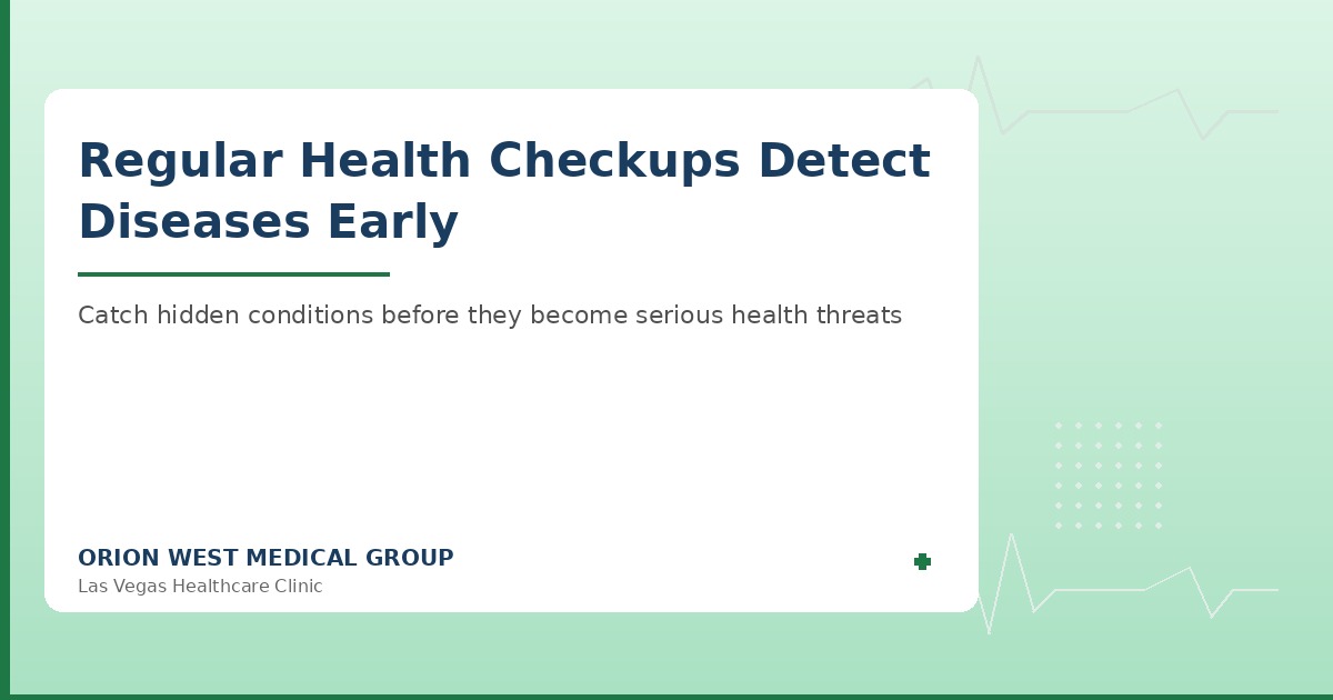 Doctor performing a routine health checkup